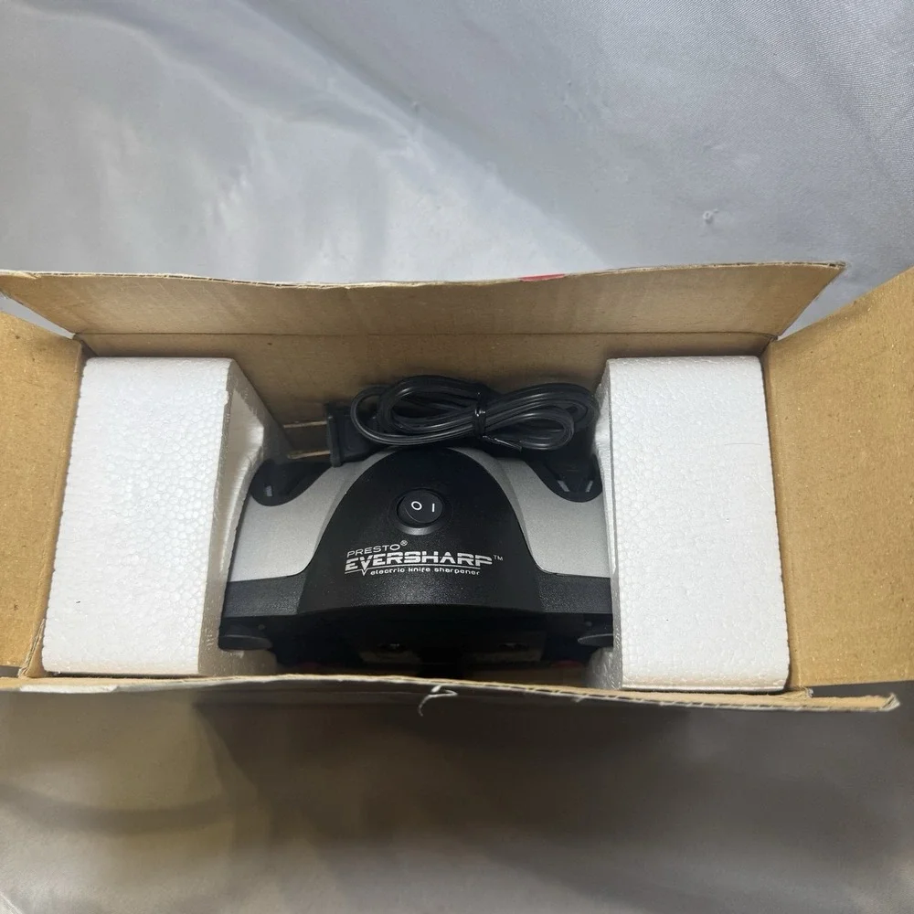 Presto EverSharp Electric‎ Knife Sharpener 2 Stage Proffessional Sharpening New